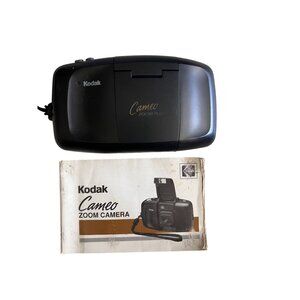 Vintage KODAK Cameo Zoom Point Shoot Film Camera With Manual Case Not Tested